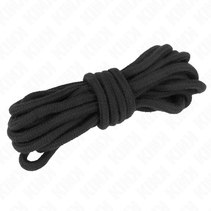 KINK - CORDA IN COTONE 10 METRI NERA - KINK WRIST RESTRAINT | Lingerie Harness Boutique
