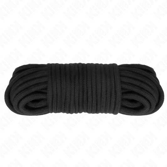 KINK - 20 METERS BLACK COTTON ROPE