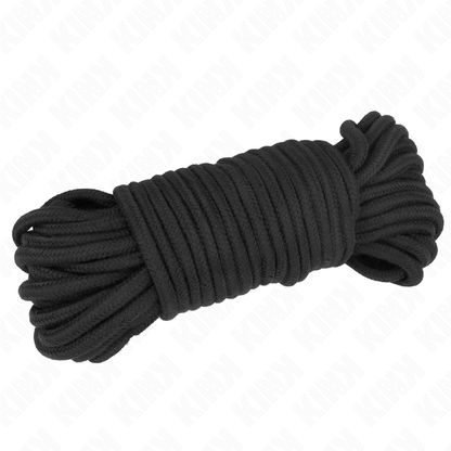 KINK - 20 METERS BLACK COTTON ROPE