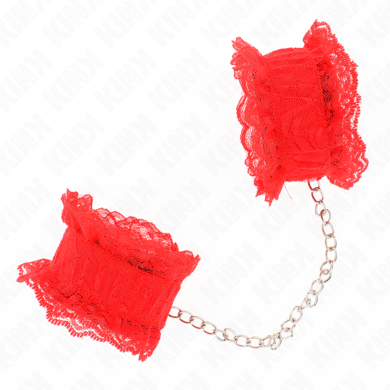 KINK - RED LACE ELASTIC WRIST STRAP