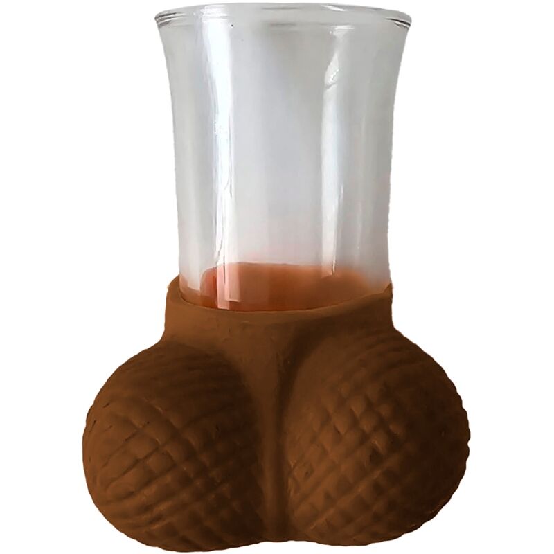 DIABLO PICANTE - BICCHIERE DA SHOT IN VETRO CON UOVA MULATO - DIABLO PICANTE | Lingerie Harness Boutique