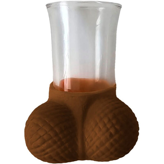 DIABLO PICANTE - BICCHIERE DA SHOT IN VETRO CON UOVA MULATO - DIABLO PICANTE | Lingerie Harness Boutique