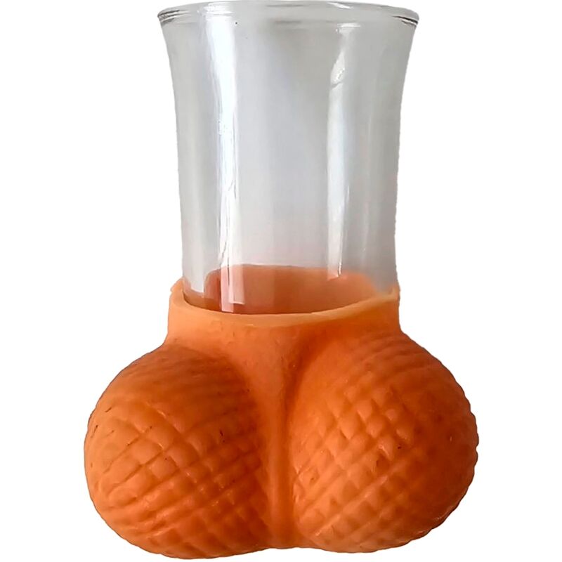 DIABLO PICANTE - BICCHIERE DA SHOT IN VETRO CON UOVA NATURALI - DIABLO PICANTE | Lingerie Harness Boutique