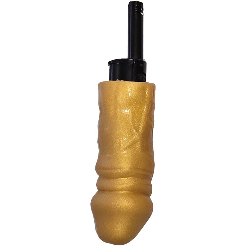 DIABLO PICANTE - GOLDEN PENIS BARBECUE LIGHTER - DIABLO PICANTE | Lingerie Harness Boutique
