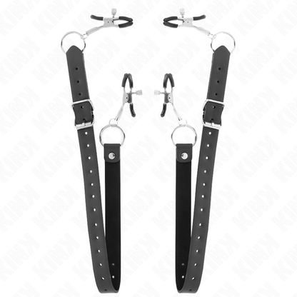 KINK - 4 PINZE CLIT REGOLABILI 34-48 CM - KINK COLLAR & GAG | Lingerie Harness Boutique