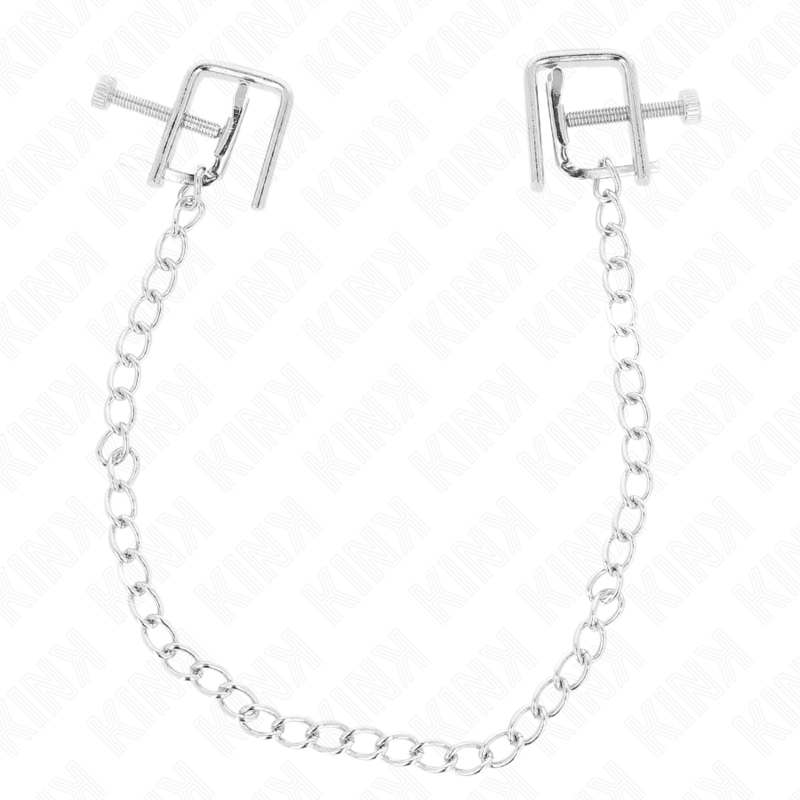 KINK - MORSA PER CAPEZZOLI A CATENA 30 CM - KINK COLLAR & GAG | Lingerie Harness Boutique
