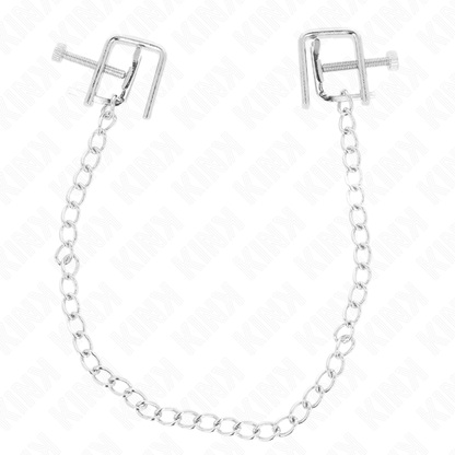 KINK - MORSA PER CAPEZZOLI A CATENA 30 CM - KINK COLLAR & GAG | Lingerie Harness Boutique