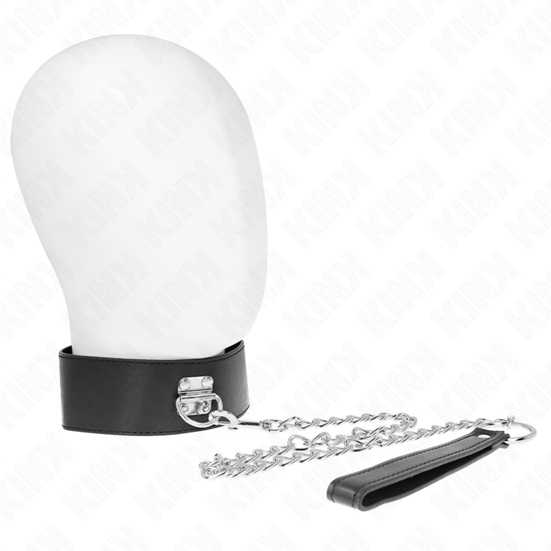 KINK - COLLARE MODELLO BASE CON GUINZAGLIO 65 CM MODELLO 0 - KINK COLLAR & GAG | Lingerie Harness Boutique