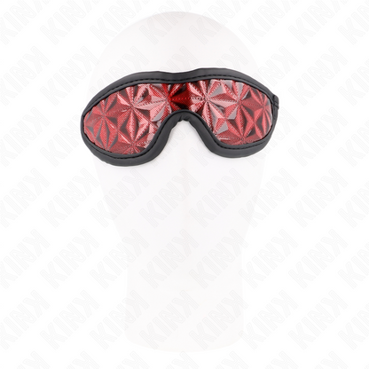 KINK - FASCIA CON MOTIVO A DIAMANTI ROSSI 20,5 x 6 CM - KINK MASKED ALLURE | Lingerie Harness Boutique