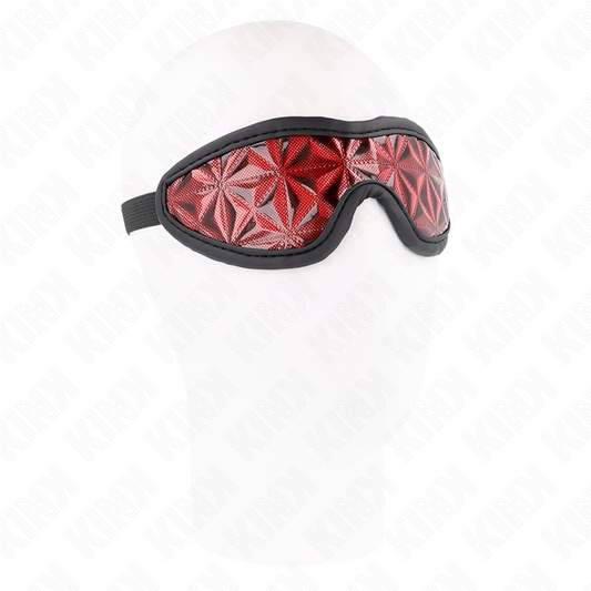 KINK - FASCIA CON MOTIVO A DIAMANTI ROSSI 20,5 x 6 CM - KINK MASKED ALLURE | Lingerie Harness Boutique