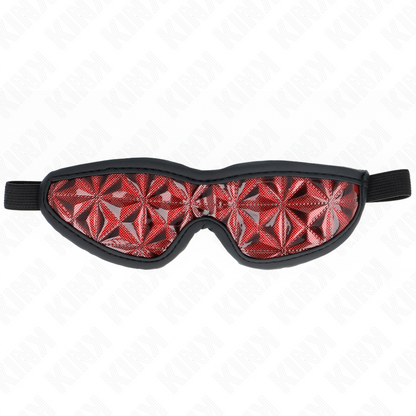 KINK - FASCIA CON MOTIVO A DIAMANTI ROSSI 20,5 x 6 CM - KINK MASKED ALLURE | Lingerie Harness Boutique