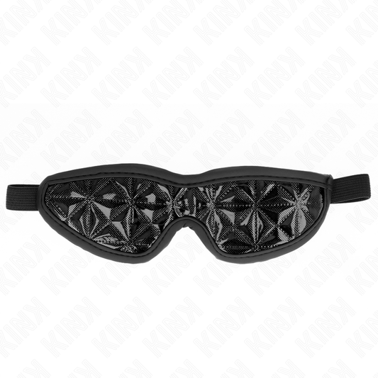 KINK - FASCIA CON MOTIVO A DIAMANTI NERO 20,5 x 6 CM - Lingerie Harness Boutique | Lingerie Harness Boutique