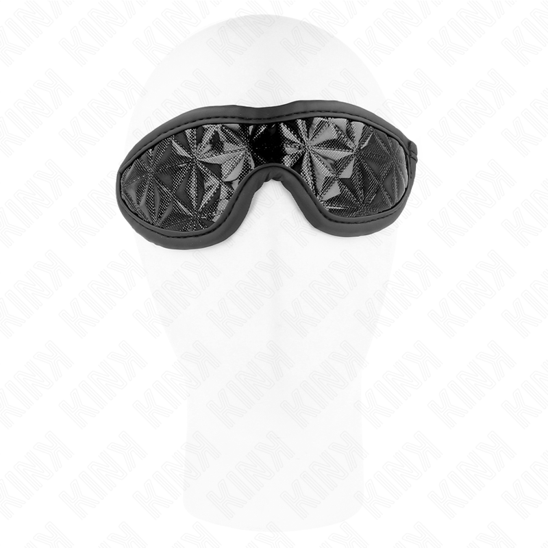 KINK - FASCIA CON MOTIVO A DIAMANTI NERO 20,5 x 6 CM - KINK MASKED ALLURE | Lingerie Harness Boutique