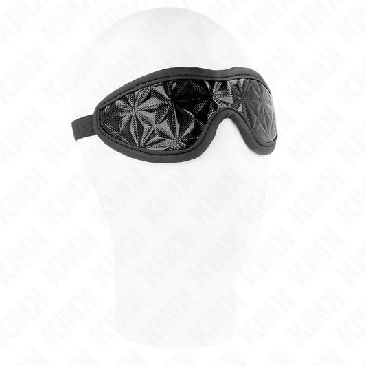 KINK - FASCIA CON MOTIVO A DIAMANTI NERO 20,5 x 6 CM - KINK MASKED ALLURE | Lingerie Harness Boutique