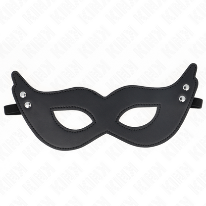 KINK - FAUX LEATHER MASK WITH RIVETS MODEL 1 26 x 8 CM