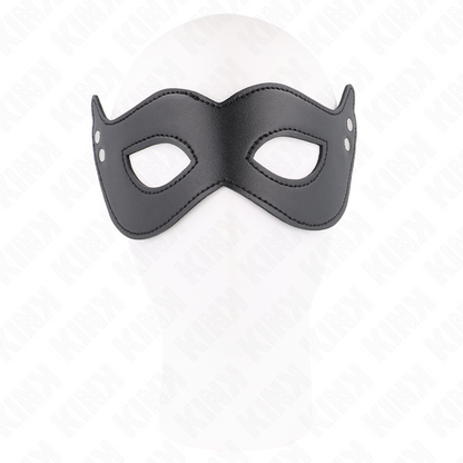 KINK - MASCHERA IN SIMILPELLE CON RIVETTI MODELLO 1 26 x 8 CM - KINK MASKED ALLURE | Lingerie Harness Boutique