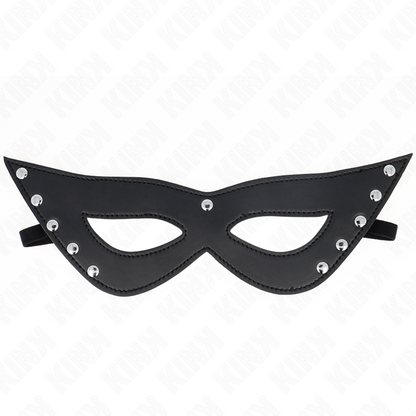KINK - MASCHERA PER OCCHI 5 RIVETTI 28 x 8 CM - KINK MASKED ALLURE | Lingerie Harness Boutique