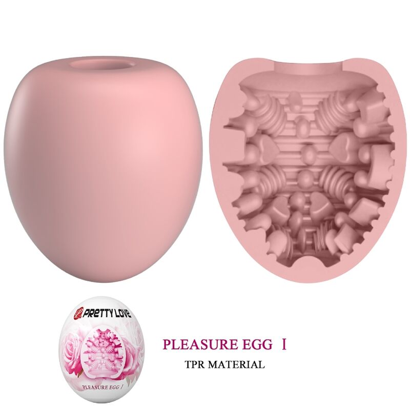 PRETTY LOVE - MASTURBATORE MASCHILE UOVO ROSA - PRETTY LOVE FLIRTATION | Lingerie Harness Boutique