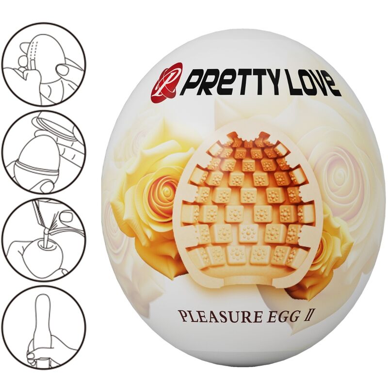 PRETTY LOVE - MASTURBATORE MASCHILE UOVO CARNE - PRETTY LOVE FLIRTATION | Lingerie Harness Boutique