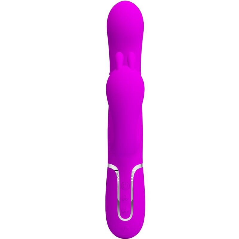 PRETTY LOVE - CAMMY VIBRATORE TRIPLO MULTIFUNZIONE 4 IN 1 ROSA - PRETTY LOVE FLIRTATION | Lingerie Harness Boutique