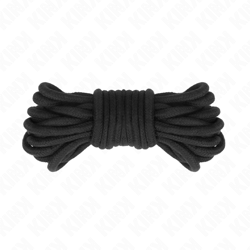 KINK - CORDA IN COTONE 5 METRI NERA - KINK COLLAR & GAG | Lingerie Harness Boutique