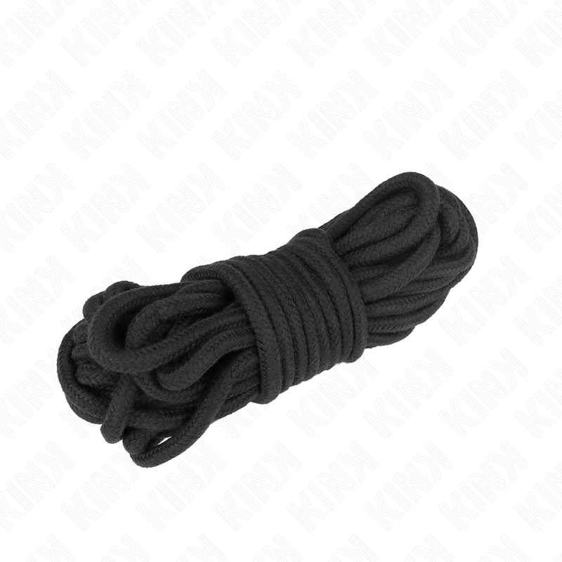 KINK - CORDA IN COTONE 5 METRI NERA - KINK COLLAR & GAG | Lingerie Harness Boutique