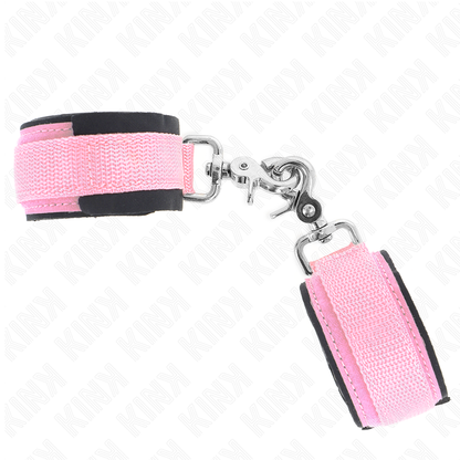 KINK - POGGIPOLSO REGOLABILE IN NEOPRENE ROSA REGOLABILE 22-34 CM - KINK COLLAR & GAG | Lingerie Harness Boutique