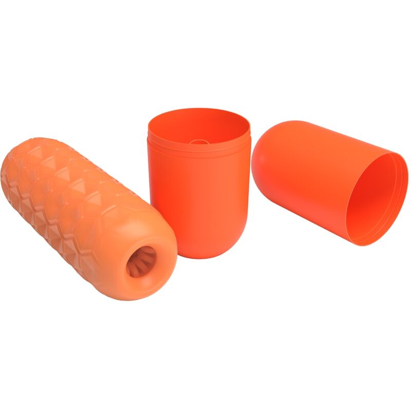 PRETTY LOVE - MASTURBATORE MASCHILE A GEMELLE ARANCIONE - PRETTY LOVE FLIRTATION | Lingerie Harness Boutique