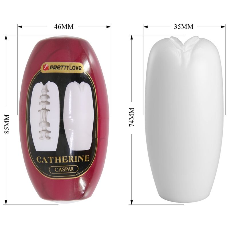 PRETTY LOVE - CATHERINE MASTURBATORE MASCHILE BIANCO - PRETTY LOVE FLIRTATION | Lingerie Harness Boutique