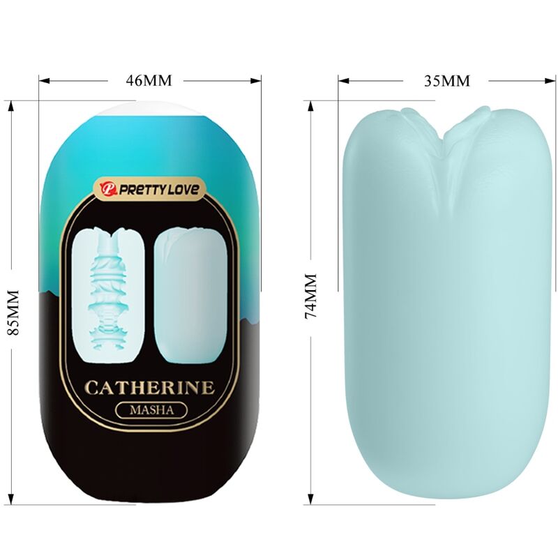 PRETTY LOVE - MASTURBATORE MASCHILE MASHA BLU - PRETTY LOVE FLIRTATION | Lingerie Harness Boutique