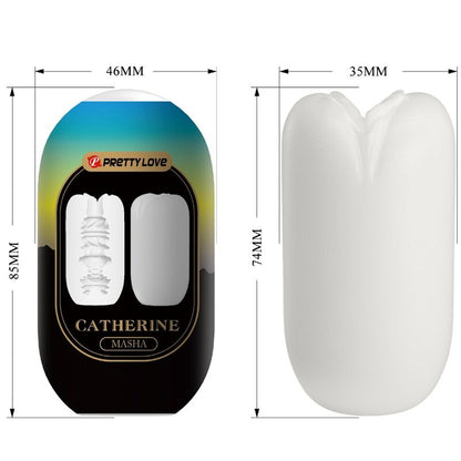 PRETTY LOVE - MASTURBATORE MASCHILE BIANCO MASHA - PRETTY LOVE FLIRTATION | Lingerie Harness Boutique