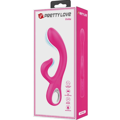 PRETTY LOVE - VIBRATORE FRITZ RABBIT 12 VIBRAZIONI ROSA - PRETTY LOVE FLIRTATION | Lingerie Harness Boutique