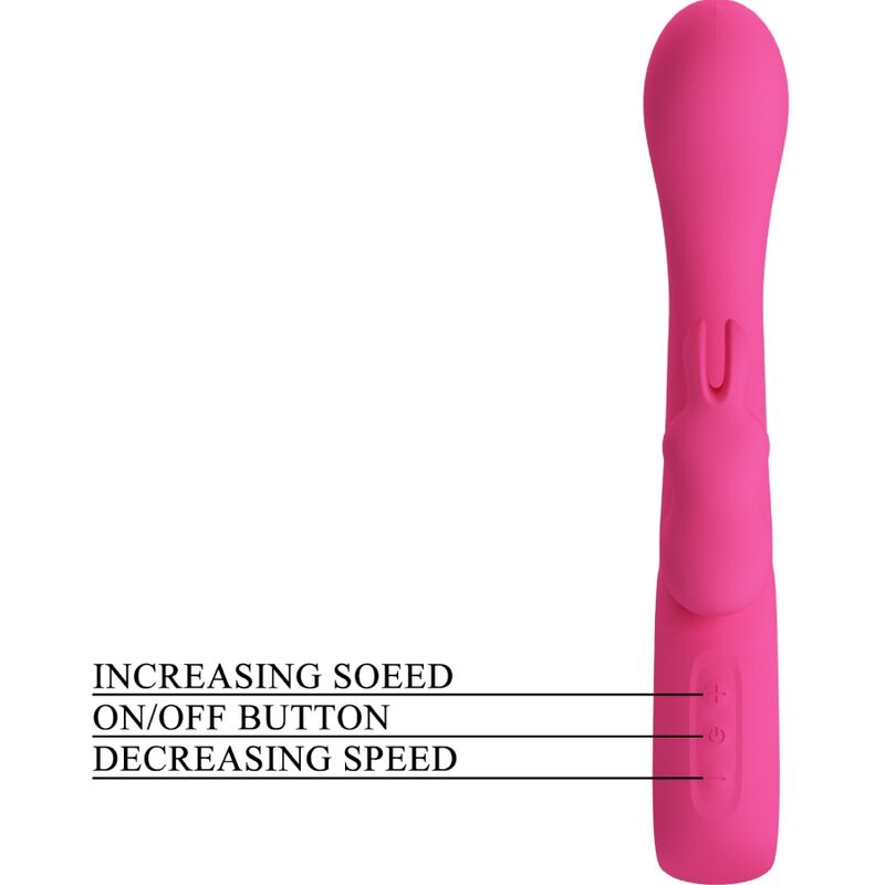 PRETTY LOVE - VIBRATORE NOVAK RABBIT 12 VIBRAZIONI ROSA - PRETTY LOVE FLIRTATION | Lingerie Harness Boutique