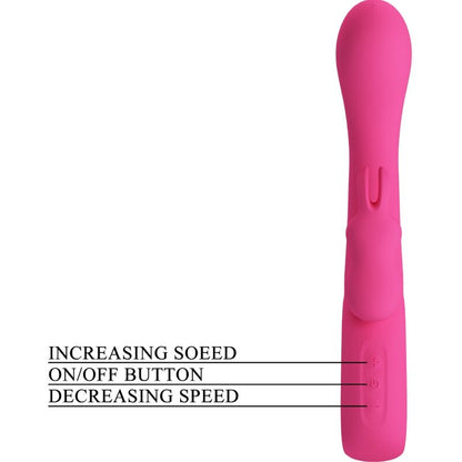 PRETTY LOVE - VIBRATORE NOVAK RABBIT 12 VIBRAZIONI ROSA - PRETTY LOVE FLIRTATION | Lingerie Harness Boutique
