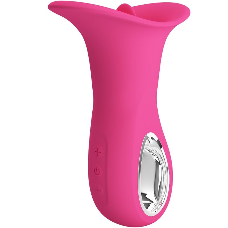 PRETTY LOVE - CLYDE VIBRATORE ORALE LINGUA VIBRANTE 12 VIBRAZIONI ROSA - PRETTY LOVE FLIRTATION | Lingerie Harness Boutique