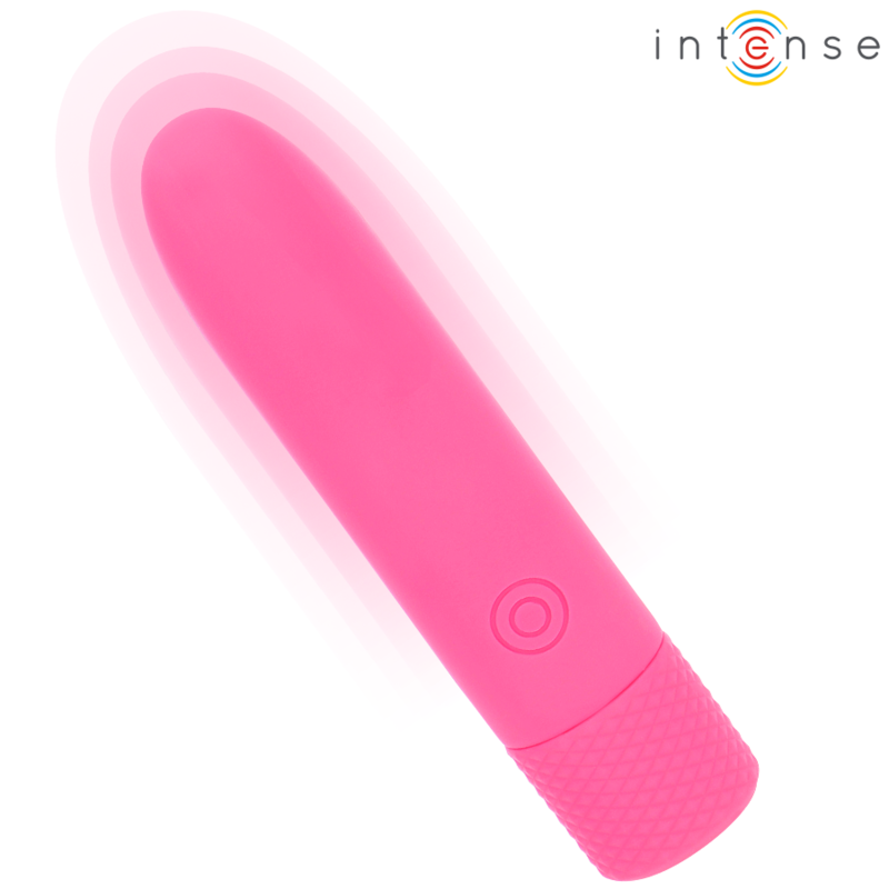INTENSE - SYMONE USB RICARICABILE VIBRANTE BULLET 8 VIBRAZIONI ROSA 10 X 2,2 CM - INTENSE FUN | Lingerie Harness Boutique