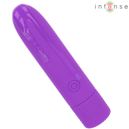 INTENSE - SYMONE BULLET VIBRANTE RICARICABILE USB 8 VIBRAZIONI VIOLA 10 X 2,2 CM - INTENSE FUN | Lingerie Harness Boutique