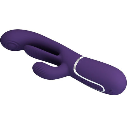 PRETTY LOVE - SHANIA VIBRATORE TRIPLO CONIGLIO MULTIFUNZIONE VIOLA - PRETTY LOVE | Lingerie Harness Boutique