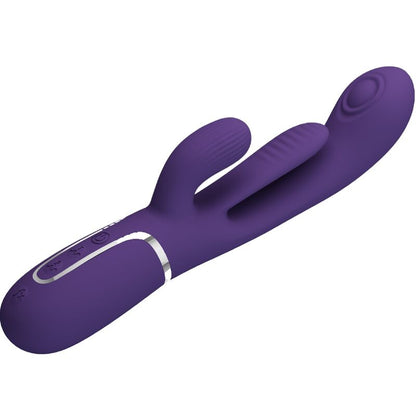 PRETTY LOVE - SHANIA VIBRATORE TRIPLO CONIGLIO MULTIFUNZIONE VIOLA - PRETTY LOVE | Lingerie Harness Boutique