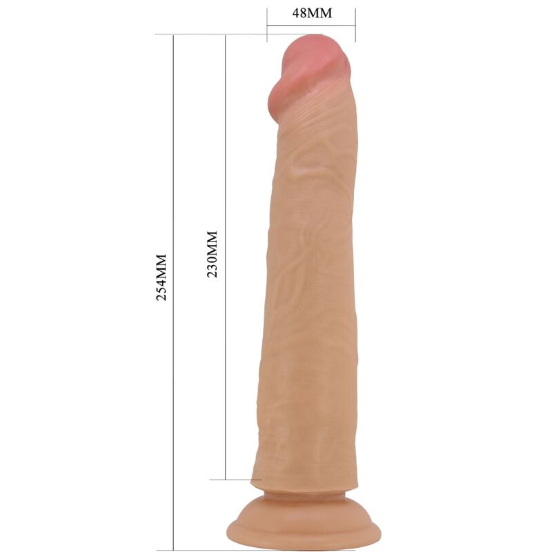 PRETTY LOVE - SHARIFE DILDO REALISTICO 25 CM CARNE - PRETTY LOVE | Lingerie Harness Boutique