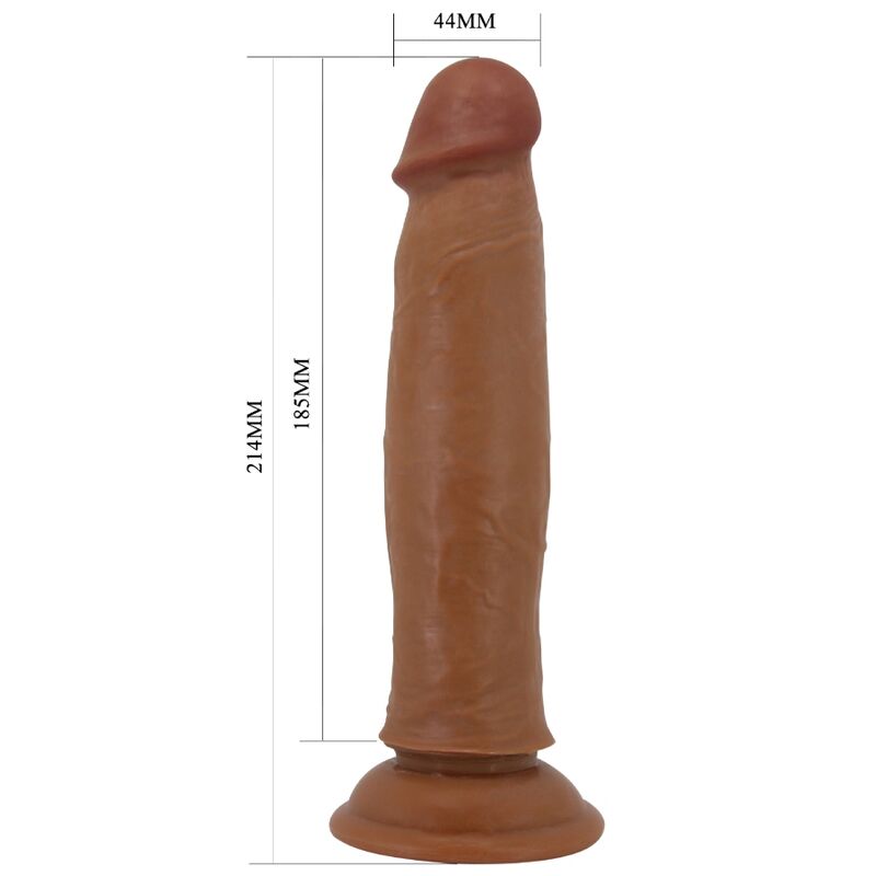 PRETTY LOVE - KEON DILDO REALISTICO 21 CM MARRONE - PRETTY LOVE | Lingerie Harness Boutique