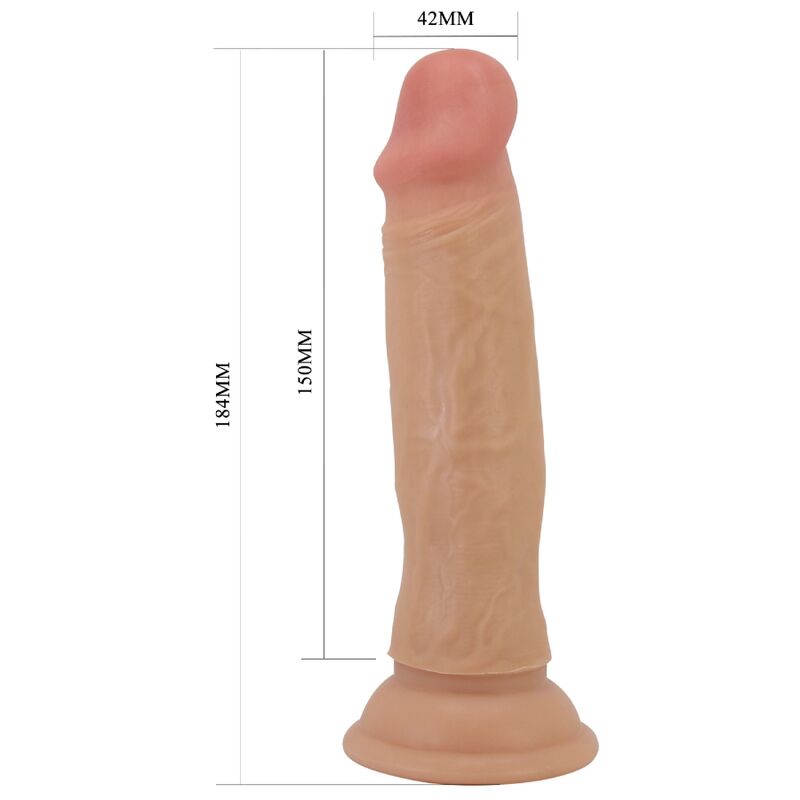 PRETTY LOVE - QUENTIN DILDO REALISTICO 18 CM CARNE - PRETTY LOVE | Lingerie Harness Boutique