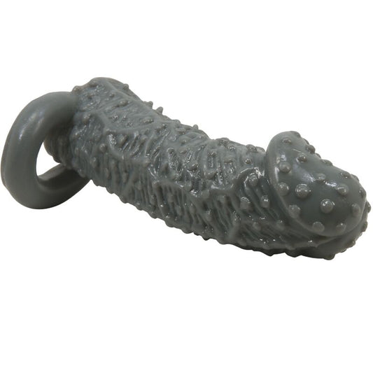 PRETTY LOVE - MODELLO REALISTICO DI INGRANDIMENTO E MANICA DI RITARDO PER IL PENE 2 GRIGIO - PRETTY LOVE | Lingerie Harness Boutique