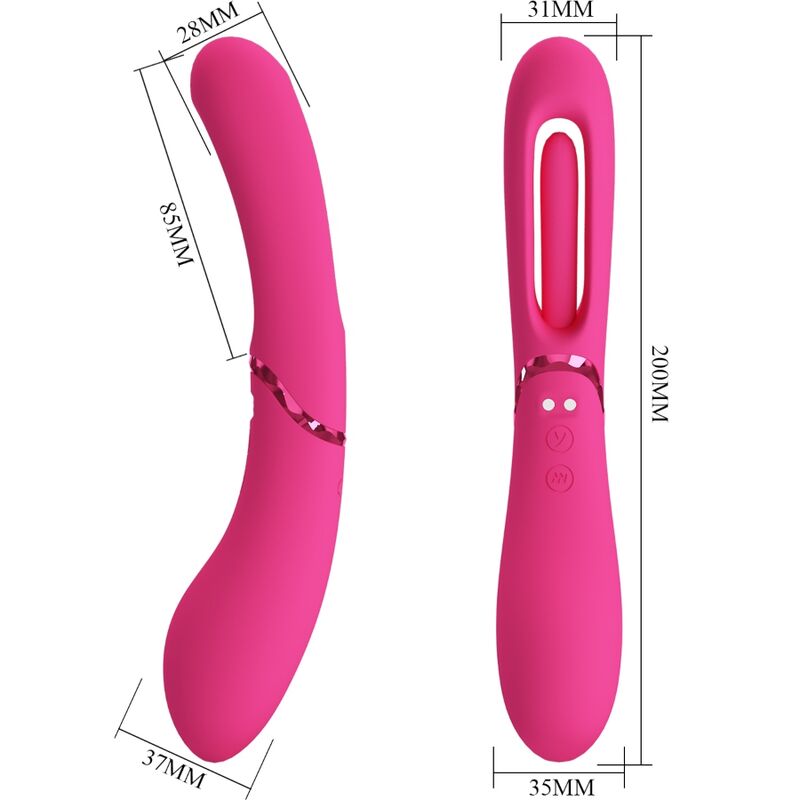 ROMANCE - VIBRATORE LEXIE G-SPOT 7 VIBRAZIONI ROSA - ROMANCE | Lingerie Harness Boutique