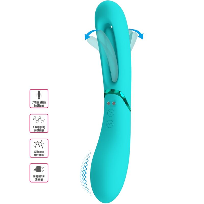 ROMANCE - VIBRATORE LEXIE G-SPOT 7 VIBRAZIONI BLU - ROMANCE | Lingerie Harness Boutique