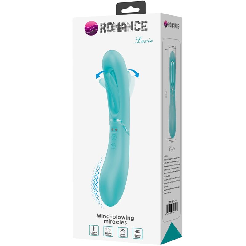 ROMANCE - VIBRATORE LEXIE G-SPOT 7 VIBRAZIONI BLU - ROMANCE | Lingerie Harness Boutique