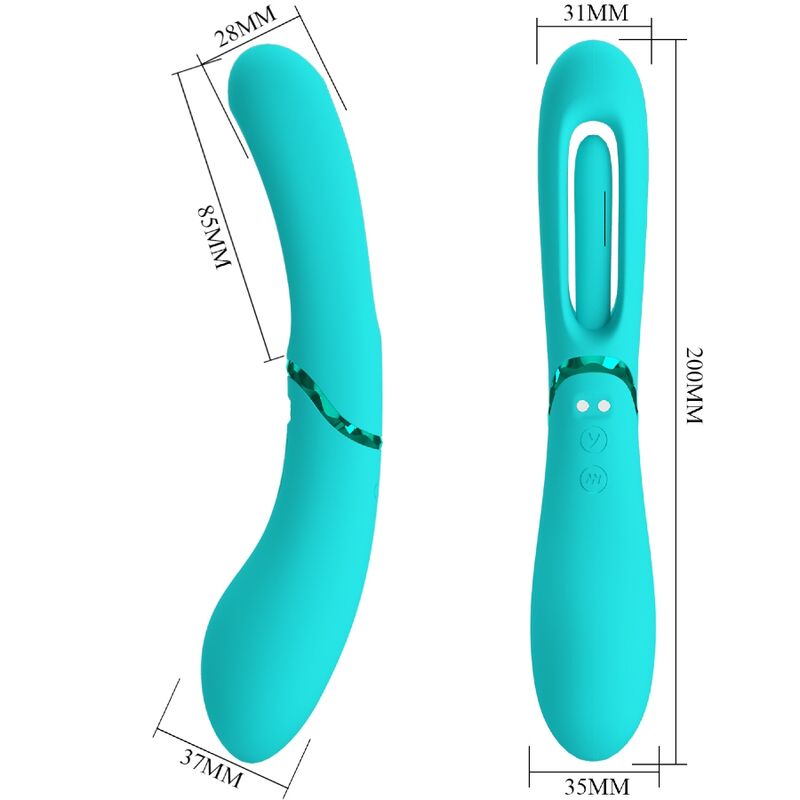 ROMANCE - VIBRATORE LEXIE G-SPOT 7 VIBRAZIONI BLU - ROMANCE | Lingerie Harness Boutique