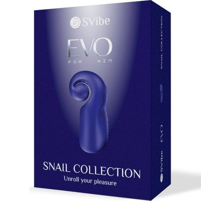 SNAIL VIBE - EVO PER LUI MASTURBATORE MASCHILE SLIDE NROLL BLU SCURO - SNAIL VIBE | Lingerie Harness Boutique
