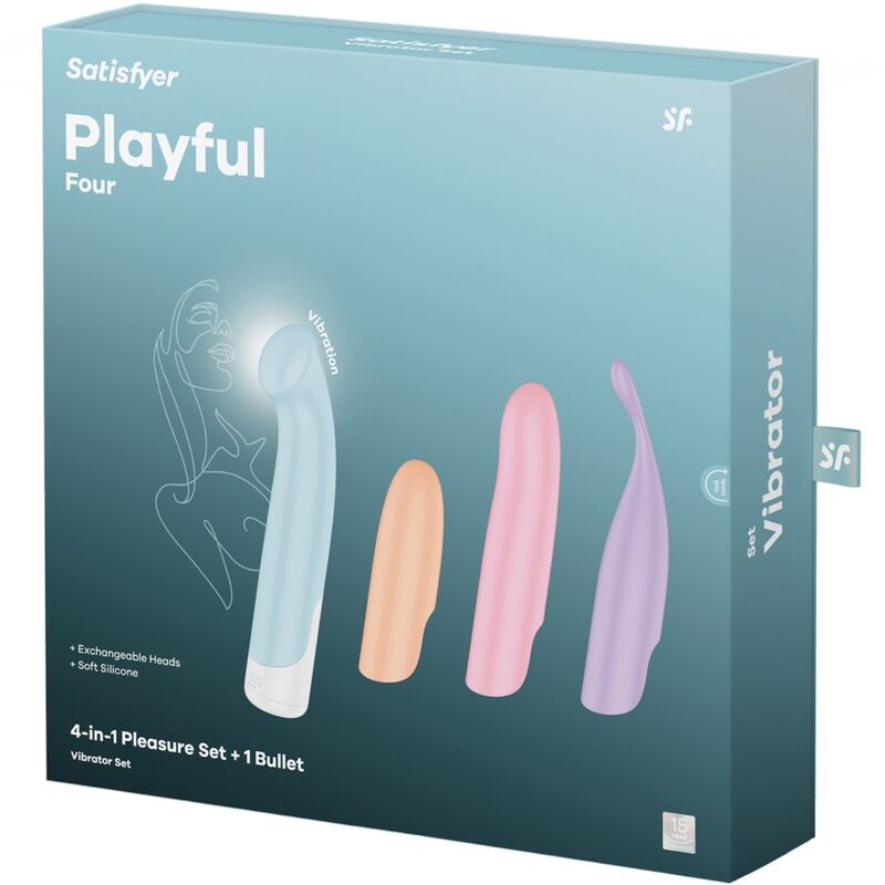 SATISFYER - G-SPOT WAVE 4 VIBRATORE PROGRAMMA 12 VIBRAZIONI GRIGIO SCURO - SATISFYER VIBRATOR | Lingerie Harness Boutique