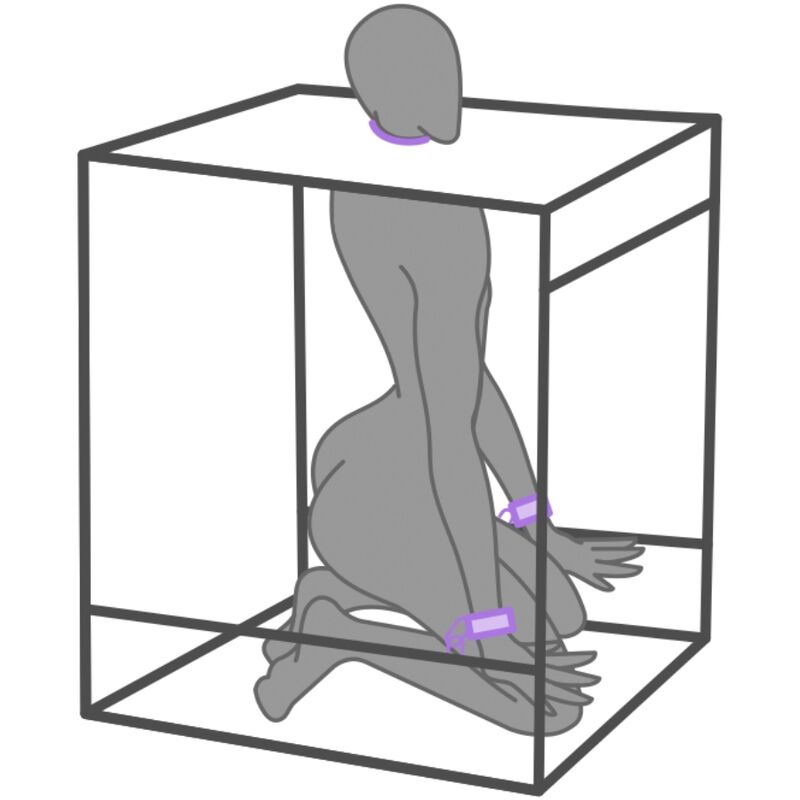 SECRET DOME - KINK CLUB CABINA BUKKAKE MORADO - SECRET DOME | Lingerie Harness Boutique
